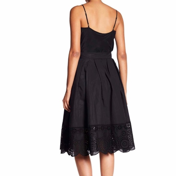 Marc Jacobs Cotton Poplin Full Skirt Eyelet Trim - Picture 4 of 8